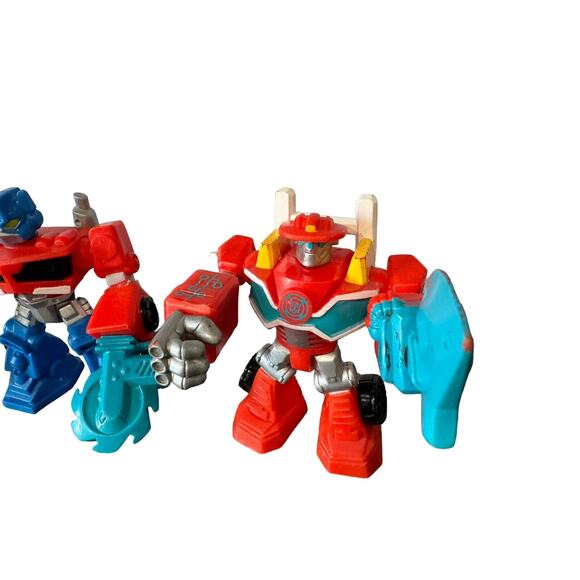 Transformers Rescue Bots Action Figures Heatwave Optimus Prime Bumblebee - Picture 4 of 8